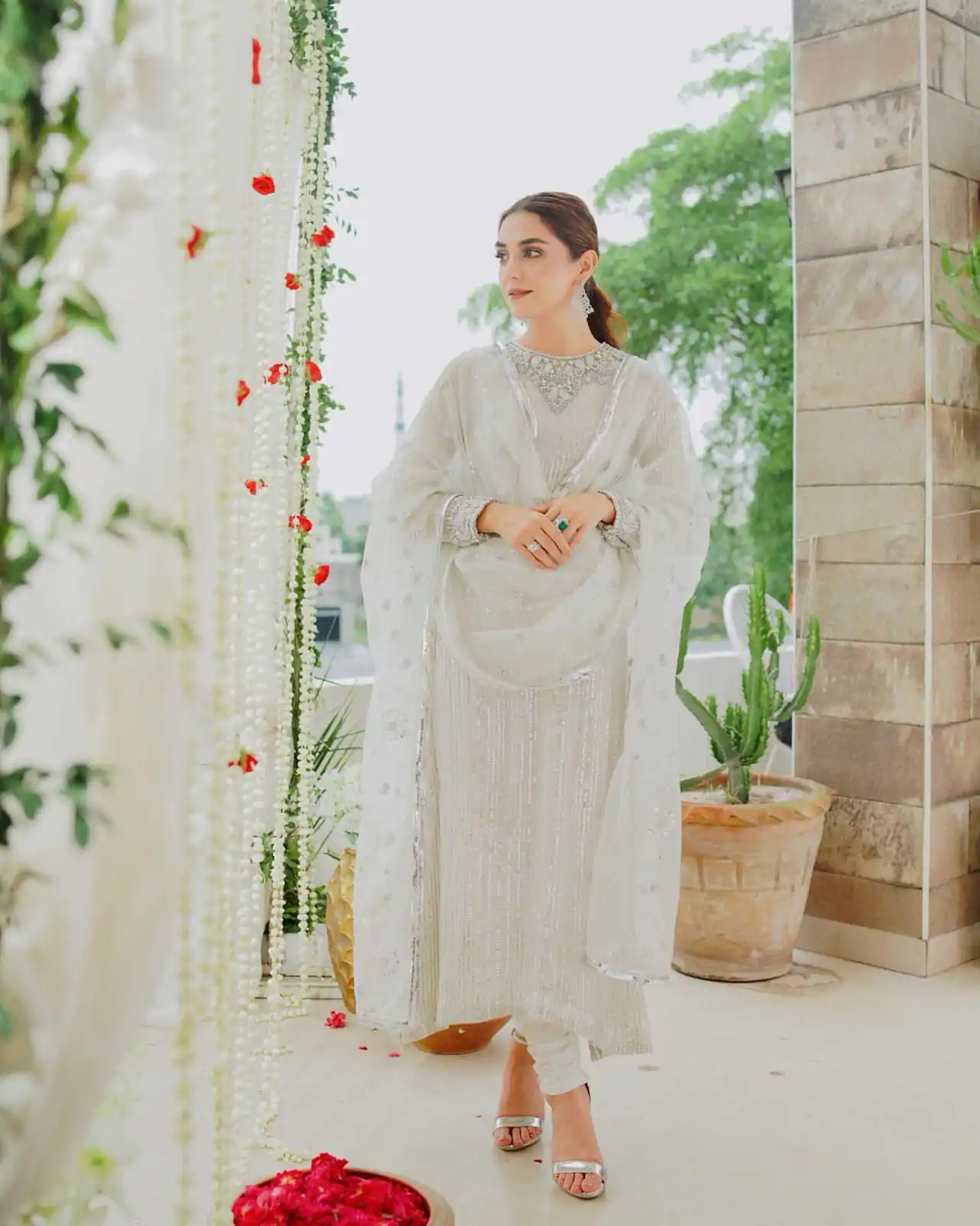 KF 1546 White Color Faux Georgette Embroidery Sequence Work Salwar Suit Casual, Wedding, Party, Festive, Events Etc.4-6 Working Days@ 1949/-only | Jump Suits, Salwar suit, Designer Suits, Casual Suits, Creative suits, Palazzo Suits, Party Wear Suits, Patiala Suits, Straight Suits