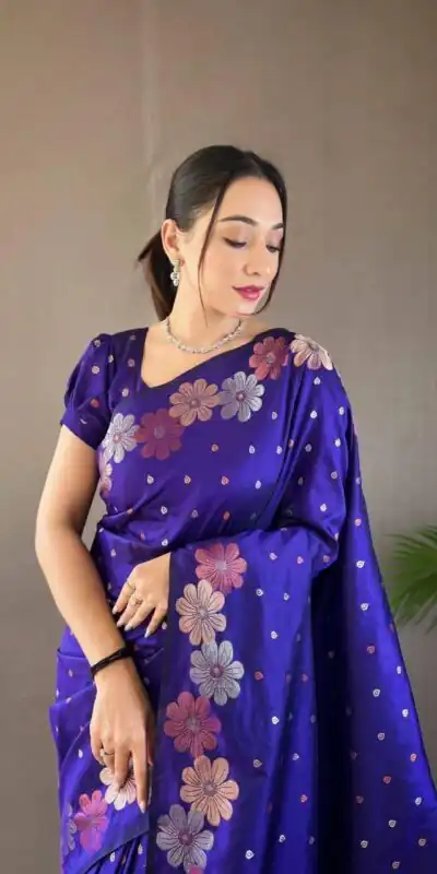 MS 482 Royal Blue Color Soft Litchi Silk Kubera Pattu Saree Casual, Wedding, Festive, Events . Expected Delivery  4-6 Working Days @1249/- only                                                                                                                                           | Sarees, Bollywood Sarees, Creative Sarees, Designer Sarees, Embroidered Sarees, Ethnic Saree, Modern Digital sarees, Party Wear Sarees