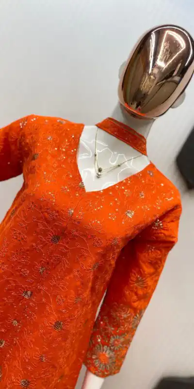 LG 1925 Orange Color georgette Sequence Embroidery Work Salwar Suit Casual, Wedding, Party, Festive, Events Etc.4-6 Working Days@ 1999/-only | Jump Suits, Salwar suit, Designer Suits, Casual Suits, Creative suits, Palazzo Suits, Party Wear Suits, Patiala Suits, Straight Suits