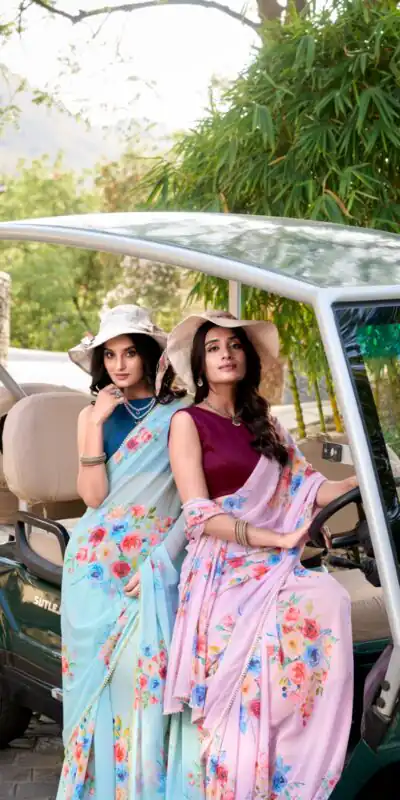 YNF 7041 Sky blue Color Weightless Marble Floral Printed Saree Casual, Wedding, Festive, Events . Expected Delivery  4-6 Working Days @1549/- only                                                                                                                                         | Sarees, Bollywood Sarees, Creative Sarees, Designer Sarees, Embroidered Sarees, Ethnic Saree, Modern Digital sarees, Party Wear Sarees