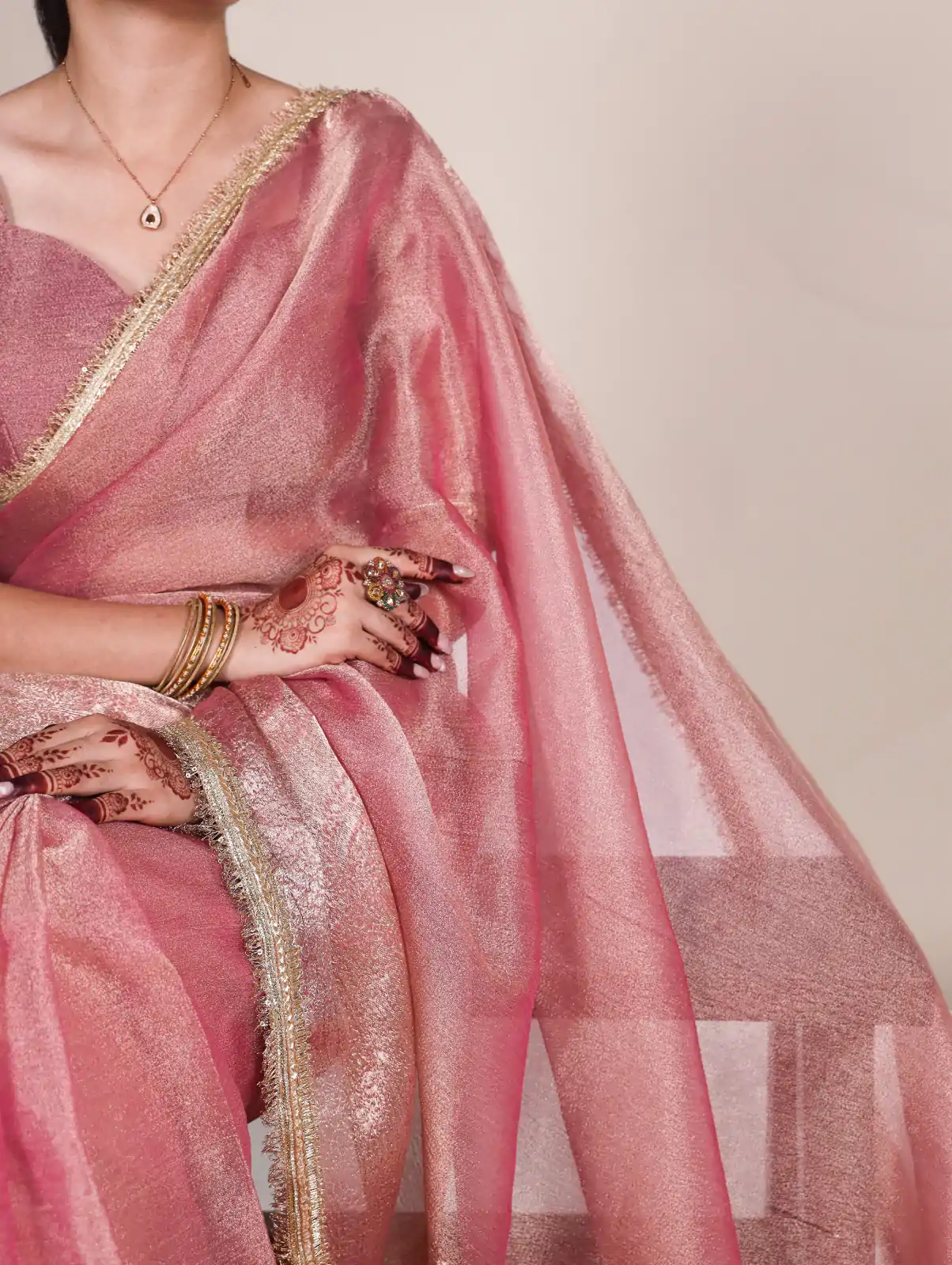 YNF 7114 Pink Color Tissue Shimmer Zari Weaving Work Saree Casual, Wedding, Festive, Events . Expected Delivery  4-6 Working Days @1699/- only                                                                                                                   | Sarees, Bollywood Sarees, Creative Sarees, Designer Sarees, Embroidered Sarees, Ethnic Saree, Modern Digital sarees, Party Wear Sarees