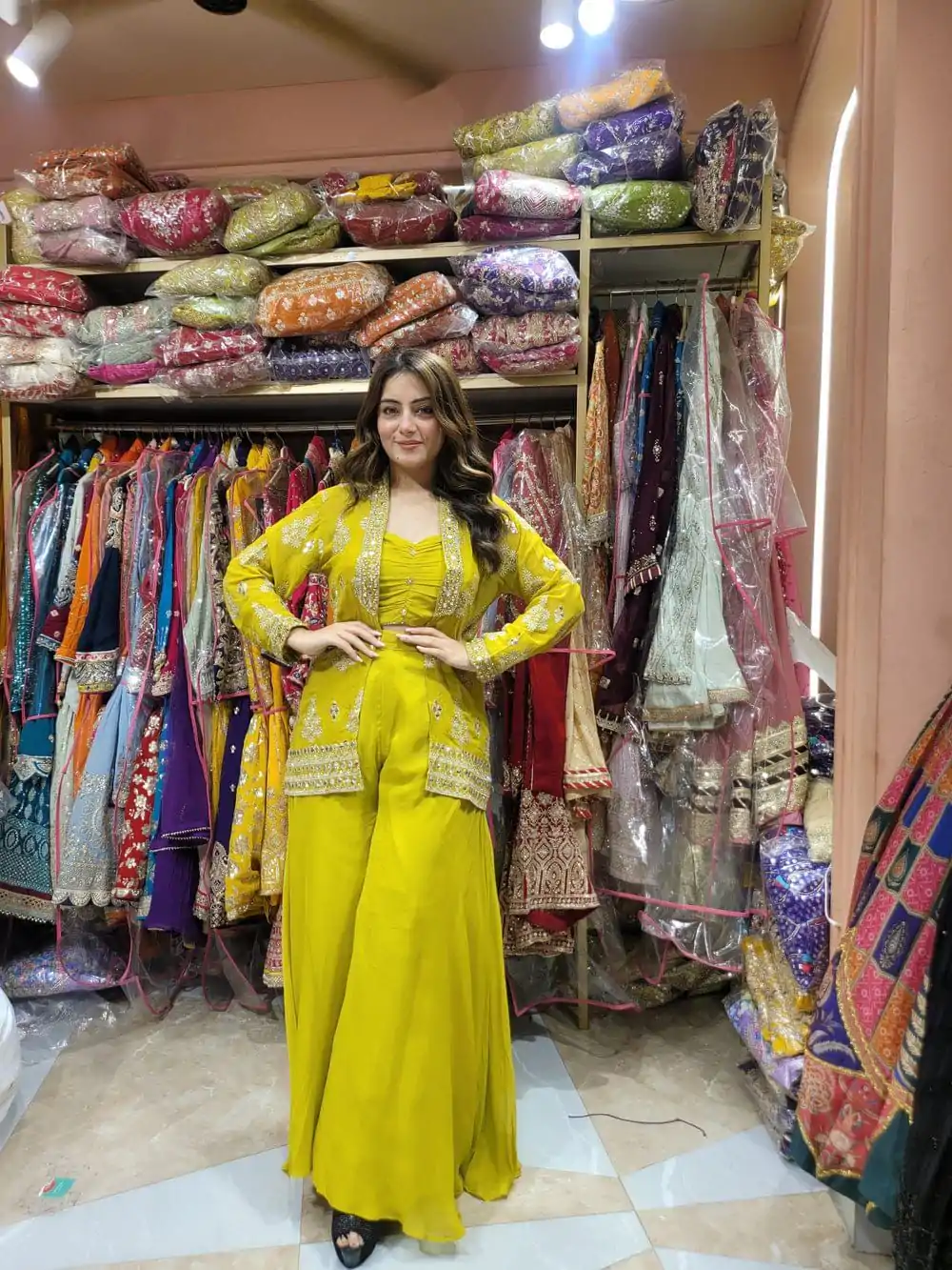 LG 1936 Yellow Color Georgette Sequence Work Salwar Suit Casual, Wedding, Festive, Events . Expected Delivery  4-6 Working Days @1999/- only      | Jump Suits, Salwar suit, Designer Suits, Casual Suits, Creative suits, Palazzo Suits, Party Wear Suits, Patiala Suits, Straight Suits