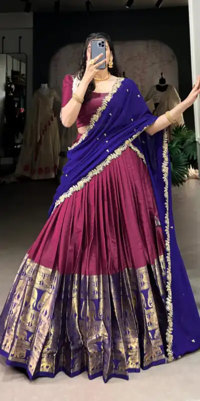 LNB 2032 Pink Color Narayan Pattu Zari Weaving Work Lehenga Choli Casual, Wedding, Party, Festive, Events Etc.4-6 Working Days@ 1999/-only | Lehenga, Bollywood Lehenga, Creative Lehenga, Designer Lehenga, Embroidered Lehenga, Party Wear Lehenga