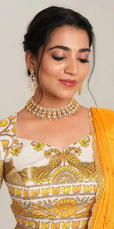 PC 504 Yellow Color Cotton Kalamkari Print Lehenga Choli Wedding, Party, Festival, Events Etc. Delivery 4-6 Working Days @2149/- | Lehenga, Bollywood Lehenga, Creative Lehenga, Designer Lehenga, Embroidered Lehenga, Party Wear Lehenga