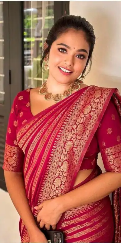 MS 503 Red Color Soft Litchi Silk On All Over Saree Casual, Wedding, Festive, Events . Expected Delivery  4-6 Working Days @1199/- only                                                                                                                                             | Sarees, Bollywood Sarees, Creative Sarees, Designer Sarees, Embroidered Sarees, Ethnic Saree, Modern Digital sarees, Party Wear Sarees