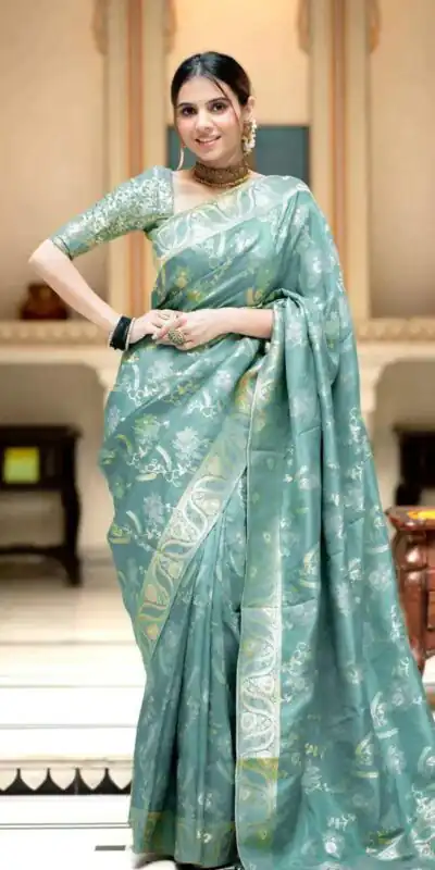 MB 494 Sky Blue Color Soft Litchi Silk All Over Weaving Saree Casual, Wedding, Festive, Events . Expected Delivery  4-6 Working Days @1199/- only                                                                                                                                             | Sarees, Bollywood Sarees, Creative Sarees, Designer Sarees, Embroidered Sarees, Ethnic Saree, Modern Digital sarees, Party Wear Sarees