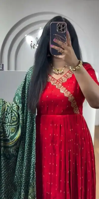 PC 407 Red Color Chinon Thread Sequence Work Gown Casual, Wedding, Party, Festive, Events Etc. Expected Delivery 4-6 Working Days @2049/- | Gowns, Bollywood Gowns, Creative Gowns, Designer Gowns, Embroidered Gowns, Party Wear Gowns