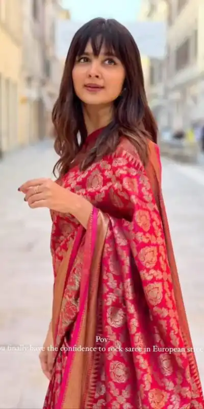 KP 4093 Red Color Soft Litchi Silk Jacquard Work Saree Casual, Wedding, Festive, Events . Expected Delivery  4-6 Working Days @1399/- only                                                                                                                                             | Sarees, Bollywood Sarees, Creative Sarees, Designer Sarees, Embroidered Sarees, Ethnic Saree, Modern Digital sarees, Party Wear Sarees