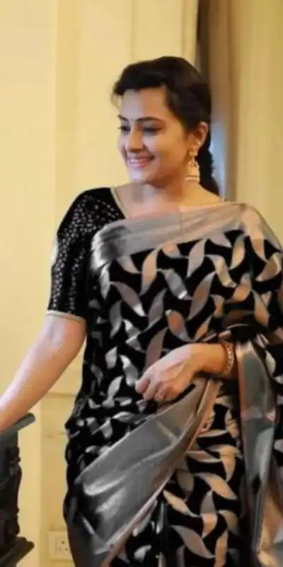  MS 172 Black Color Soft Litchi Silk All Over Weaving Saree Casual, Wedding, Festive, Events . Expected Delivery  4-6 Working Days @1199/- only      | Sarees, Bollywood Sarees, Creative Sarees, Designer Sarees, Embroidered Sarees, Ethnic Saree, Modern Digital sarees, Party Wear Sarees