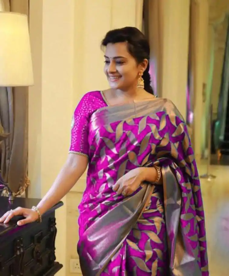  MS 172 Purple Color Soft Litchi Silk All Over Weaving Saree Casual, Wedding, Festive, Events . Expected Delivery  4-6 Working Days @1199/- only      | Sarees, Bollywood Sarees, Creative Sarees, Designer Sarees, Embroidered Sarees, Ethnic Saree, Modern Digital sarees, Party Wear Sarees