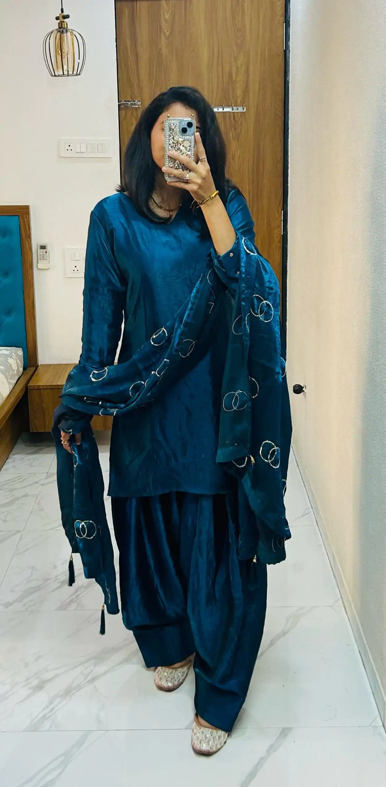 BE 341 Rama Blue Color Fendi Silk Salwar Suit Casual, Wedding, Festive, Events . Expected Delivery  4-6 Working Days @1849/- only      | Jump Suits, Salwar suit, Designer Suits, Casual Suits, Creative suits, Palazzo Suits, Party Wear Suits, Patiala Suits, Straight Suits
