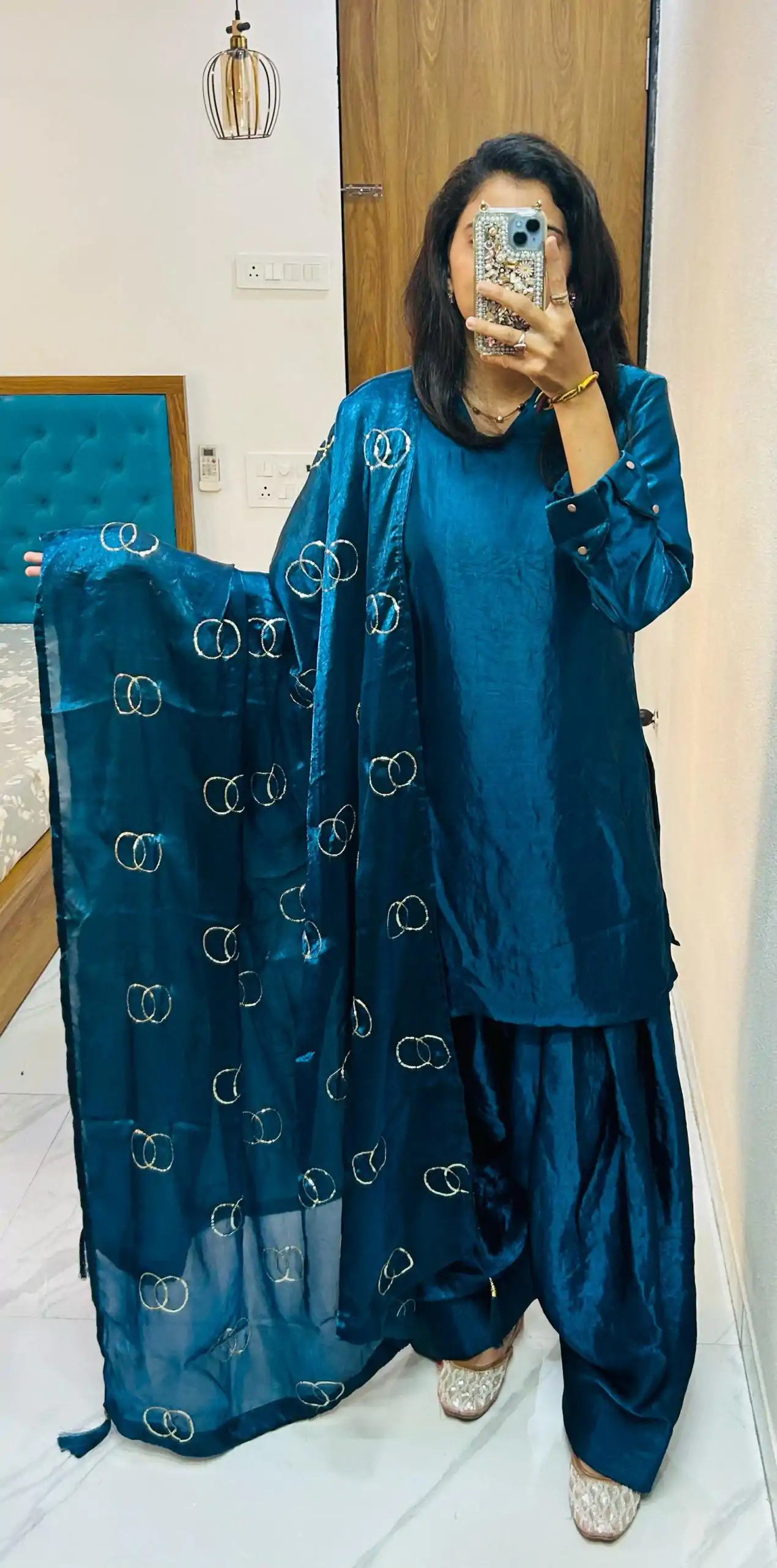 BE 341 Rama Blue Color Fendi Silk Salwar Suit Casual, Wedding, Festive, Events . Expected Delivery  4-6 Working Days @1849/- only      | Jump Suits, Salwar suit, Designer Suits, Casual Suits, Creative suits, Palazzo Suits, Party Wear Suits, Patiala Suits, Straight Suits