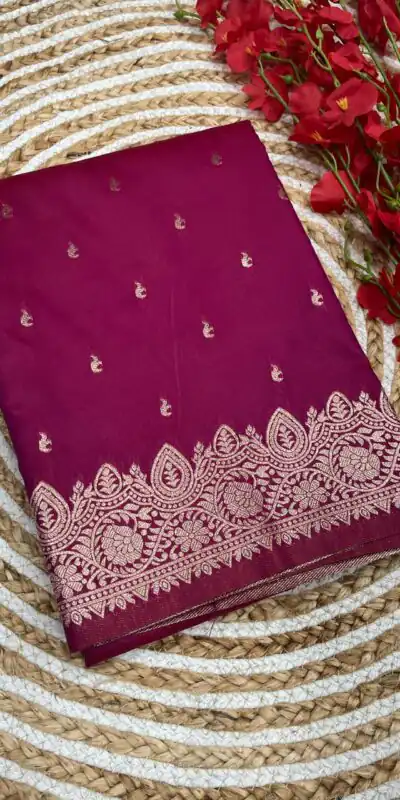 MB 1131 Rani Pink Color Banarasi Silk Zari Weaving Rich Pallu Saree Casual, Wedding, Festive, Events . Expected Delivery  4-6 Working Days @1899/- only                                                                                                                                             | Sarees, Bollywood Sarees, Creative Sarees, Designer Sarees, Embroidered Sarees, Ethnic Saree, Modern Digital sarees, Party Wear Sarees