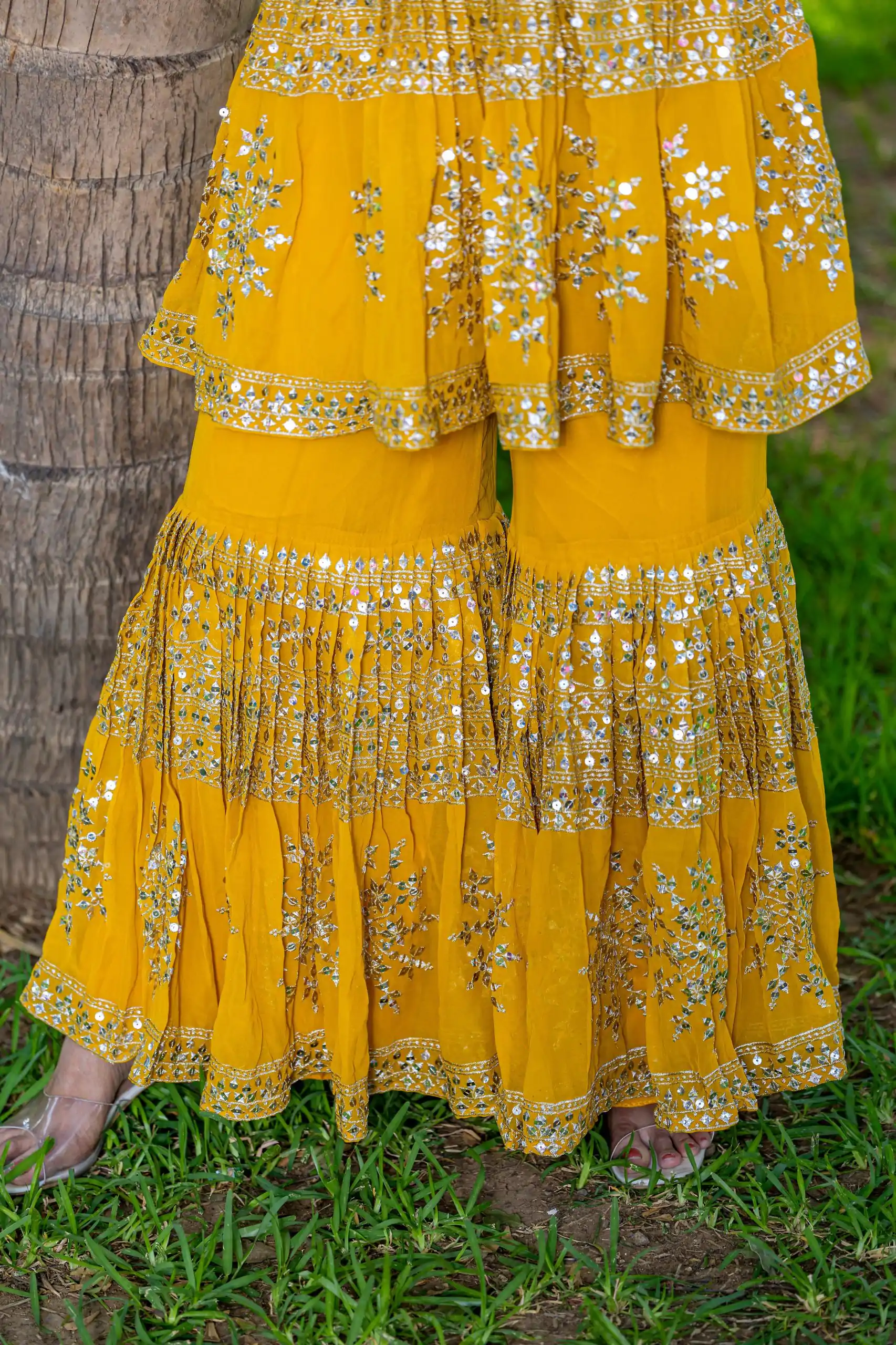 Ram 094 Yellow Color Georgette 7mm Sequence Work Salwar Suit Casual, Wedding, Festive, Events . Expected Delivery  4-6 Working Days @2349/- only      | Jump Suits, Salwar suit, Designer Suits, Casual Suits, Creative suits, Palazzo Suits, Party Wear Suits, Patiala Suits, Straight Suits