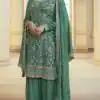 FC 66841 Green Color Chinon Embroidery Multi Work Salwar Suit Casual, Wedding, Party, Festive, Events Etc.4-6 Working Days@ 2299/-only | Jump Suits, Salwar suit, Designer Suits, Casual Suits, Creative suits, Palazzo Suits, Party Wear Suits, Patiala Suits, Straight Suits