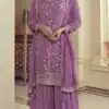 FC 66841 Light Violet Color Chinon Embroidery Multi Work Salwar Suit Casual, Wedding, Party, Festive, Events Etc.4-6 Working Days@ 2299/-only | Jump Suits, Salwar suit, Designer Suits, Casual Suits, Creative suits, Palazzo Suits, Party Wear Suits, Patiala Suits, Straight Suits