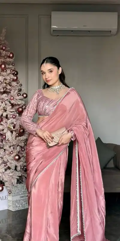 BE 335 Peach Color Crepe Silk With Kody Lace Work Saree Casual, Wedding, Festive, Events . Expected Delivery  4-6 Working Days @2099/- only                                                                                                                                           | Sarees, Bollywood Sarees, Creative Sarees, Designer Sarees, Embroidered Sarees, Ethnic Saree, Modern Digital sarees, Party Wear Sarees