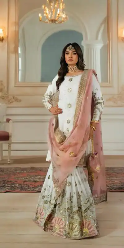NSR 845 White Color Georgette Sequence Work Salwar Suit Casual, Wedding, Festive, Events . Expected Delivery 4-6 Working Days @2199/- only | Jump Suits, Salwar suit, Designer Suits, Casual Suits, Creative suits, Palazzo Suits, Party Wear Suits, Patiala Suits, Straight Suits