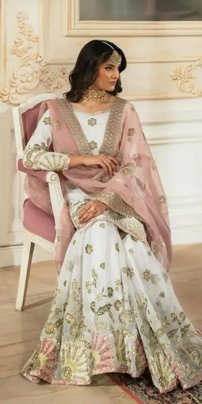 NSR 845 White Color Georgette Sequence Work Salwar Suit Casual, Wedding, Festive, Events . Expected Delivery 4-6 Working Days @2199/- only | Jump Suits, Salwar suit, Designer Suits, Casual Suits, Creative suits, Palazzo Suits, Party Wear Suits, Patiala Suits, Straight Suits