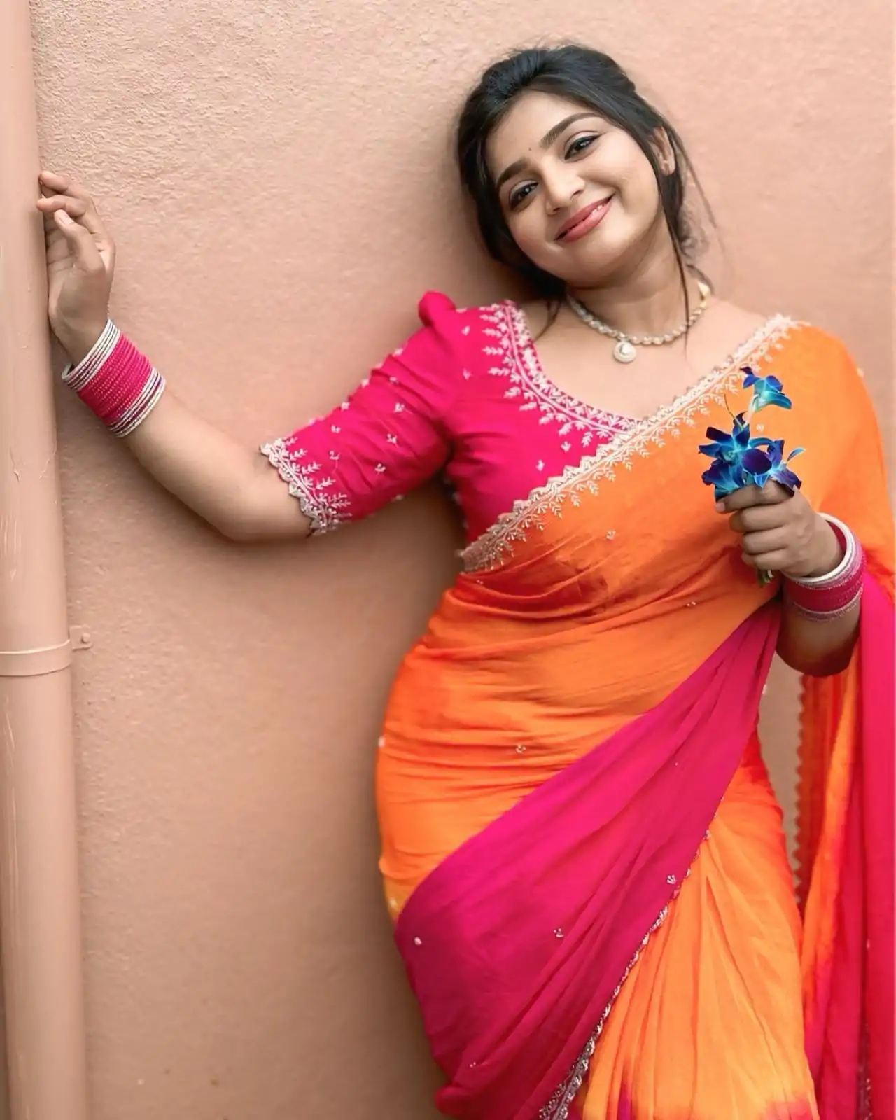  AC Soniya2 Orange Pink Color Chinnon Embroidery Sequence Saree Casual, Wedding, Festive, Events . Expected Delivery  4-6 Working Days @1949/- only      | Sarees, Bollywood Sarees, Creative Sarees, Designer Sarees, Embroidered Sarees, Ethnic Saree, Modern Digital sarees, Party Wear Sarees