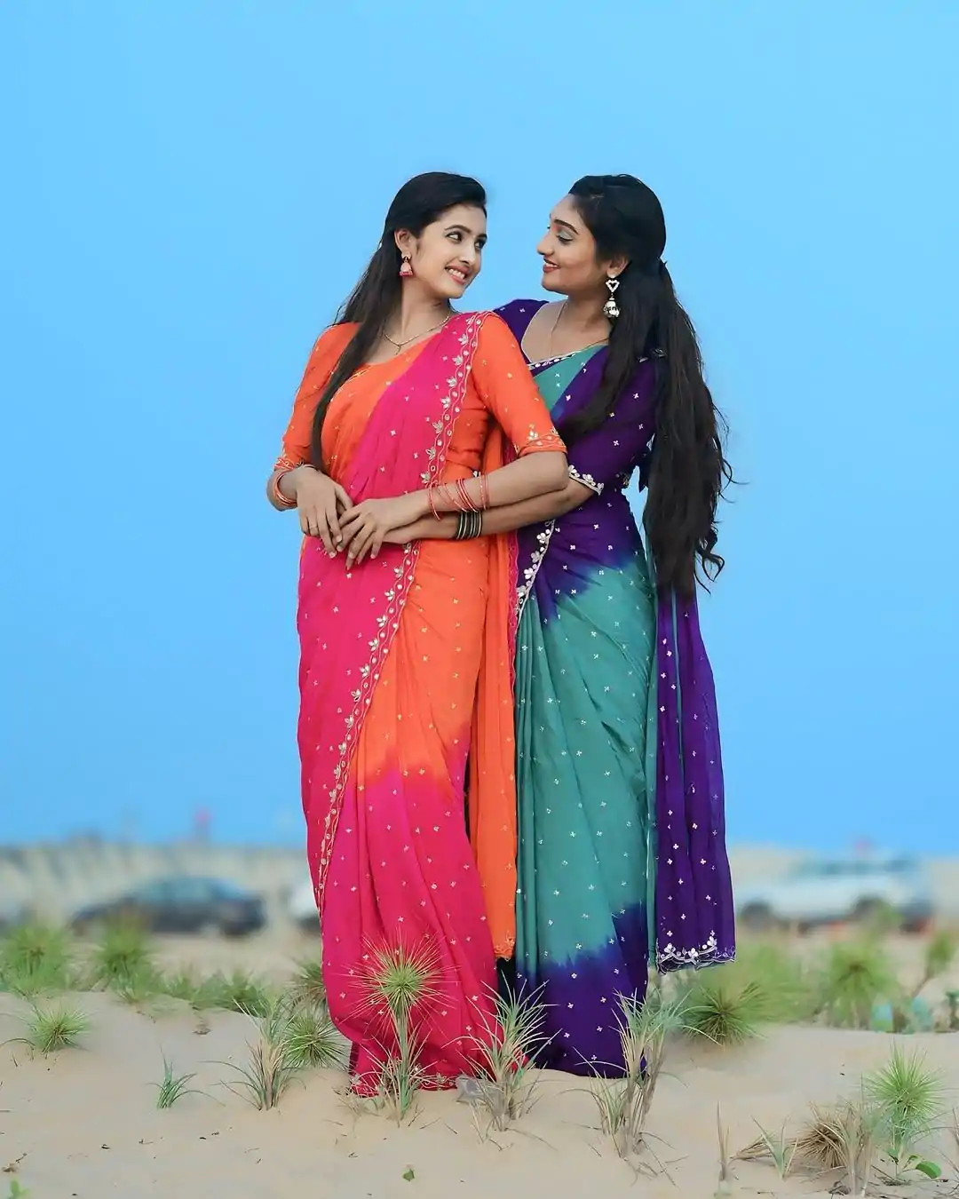  AC Soniya3 Orange Pink Color Chinnon Embroidery Sequence Saree Casual, Wedding, Festive, Events . Expected Delivery  4-6 Working Days @1999/- only      | Sarees, Bollywood Sarees, Creative Sarees, Designer Sarees, Embroidered Sarees, Ethnic Saree, Modern Digital sarees, Party Wear Sarees