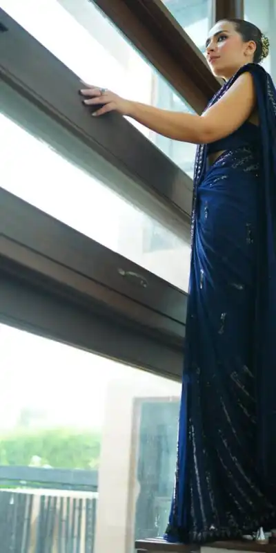 JR 633 Navy Blue Color Georgette Sequence Work Saree Casual, Wedding, Festive, Events . Expected Delivery  4-6 Working Days @1899/- only                                                                                                                                           | Sarees, Bollywood Sarees, Creative Sarees, Designer Sarees, Embroidered Sarees, Ethnic Saree, Modern Digital sarees, Party Wear Sarees