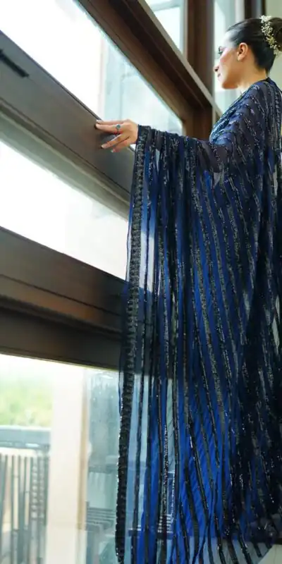 JR 633 Navy Blue Color Georgette Sequence Work Saree Casual, Wedding, Festive, Events . Expected Delivery  4-6 Working Days @1899/- only                                                                                                                                           | Sarees, Bollywood Sarees, Creative Sarees, Designer Sarees, Embroidered Sarees, Ethnic Saree, Modern Digital sarees, Party Wear Sarees