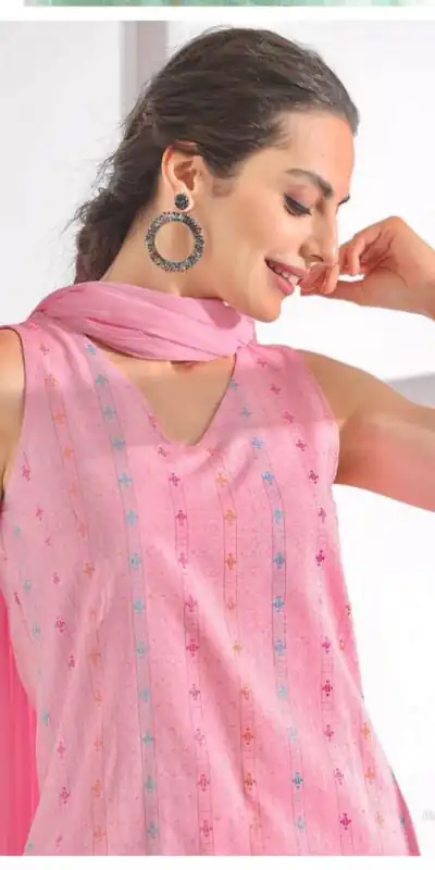 INLI Ghibli Pink Color Pure Cotton Print Salwar Suit Casual, Wedding, Party, Festive, Events Etc.4-6 Working Days@ 1499/-only | Jump Suits, Salwar suit, Designer Suits, Casual Suits, Creative suits, Palazzo Suits, Party Wear Suits, Patiala Suits, Straight Suits