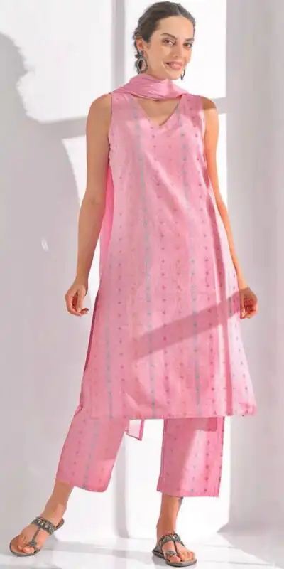 INLI Ghibli Pink Color Pure Cotton Print Salwar Suit Casual, Wedding, Party, Festive, Events Etc.4-6 Working Days@ 1499/-only | Jump Suits, Salwar suit, Designer Suits, Casual Suits, Creative suits, Palazzo Suits, Party Wear Suits, Patiala Suits, Straight Suits