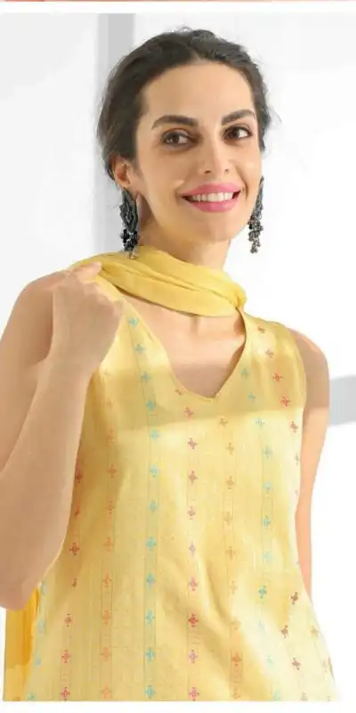 INLI Ghibli Yellow Color Pure Cotton Print Salwar Suit Casual, Wedding, Party, Festive, Events Etc.4-6 Working Days@ 1499/-only | Jump Suits, Salwar suit, Designer Suits, Casual Suits, Creative suits, Palazzo Suits, Party Wear Suits, Patiala Suits, Straight Suits