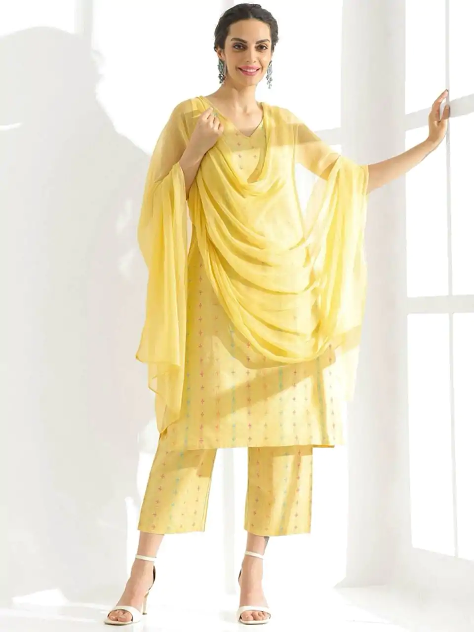 INLI Ghibli Yellow Color Pure Cotton Print Salwar Suit Casual, Wedding, Party, Festive, Events Etc.4-6 Working Days@ 1499/-only | Jump Suits, Salwar suit, Designer Suits, Casual Suits, Creative suits, Palazzo Suits, Party Wear Suits, Patiala Suits, Straight Suits