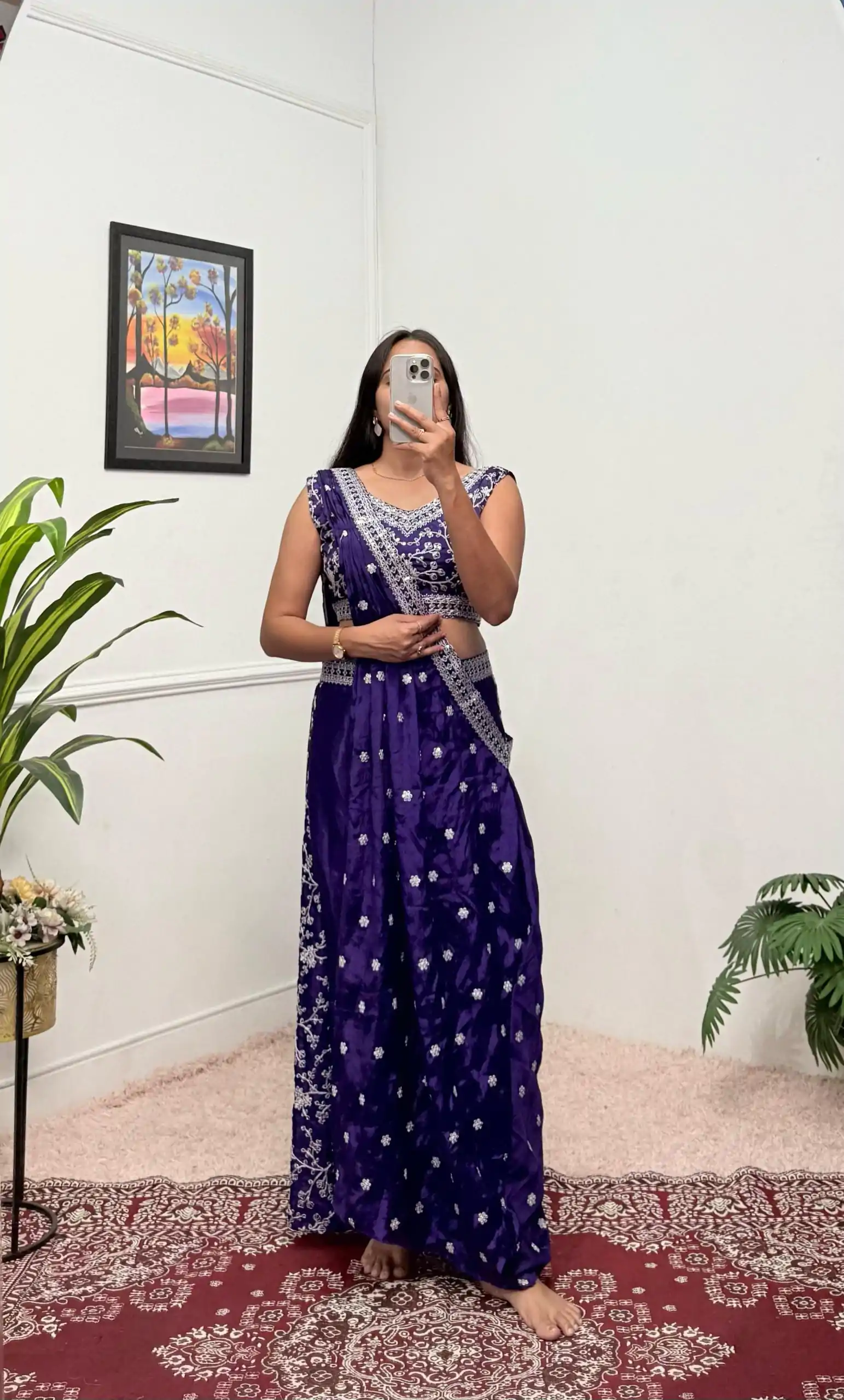 ST 1089 Purple Color Chinon Embroidery Work Salwar Suit Casual, Wedding, Festive, Events . Expected Delivery  4-6 Working Days @1999/- only      | Jump Suits, Salwar suit, Designer Suits, Casual Suits, Creative suits, Palazzo Suits, Party Wear Suits, Patiala Suits, Straight Suits