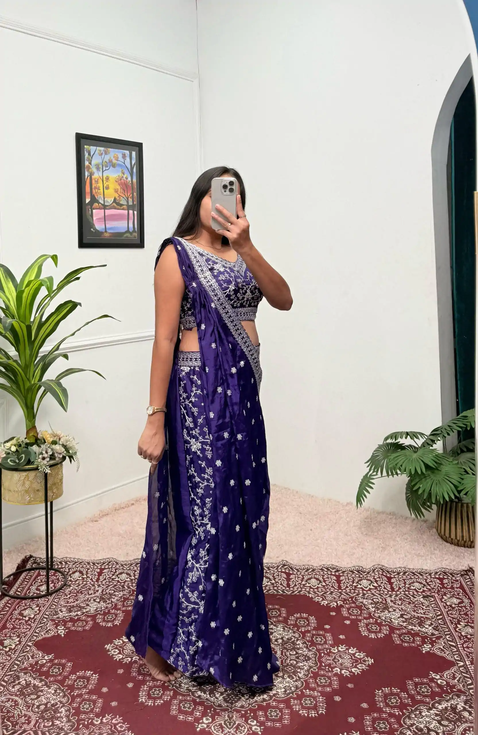 ST 1089 Purple Color Chinon Embroidery Work Salwar Suit Casual, Wedding, Festive, Events . Expected Delivery  4-6 Working Days @1999/- only      | Jump Suits, Salwar suit, Designer Suits, Casual Suits, Creative suits, Palazzo Suits, Party Wear Suits, Patiala Suits, Straight Suits