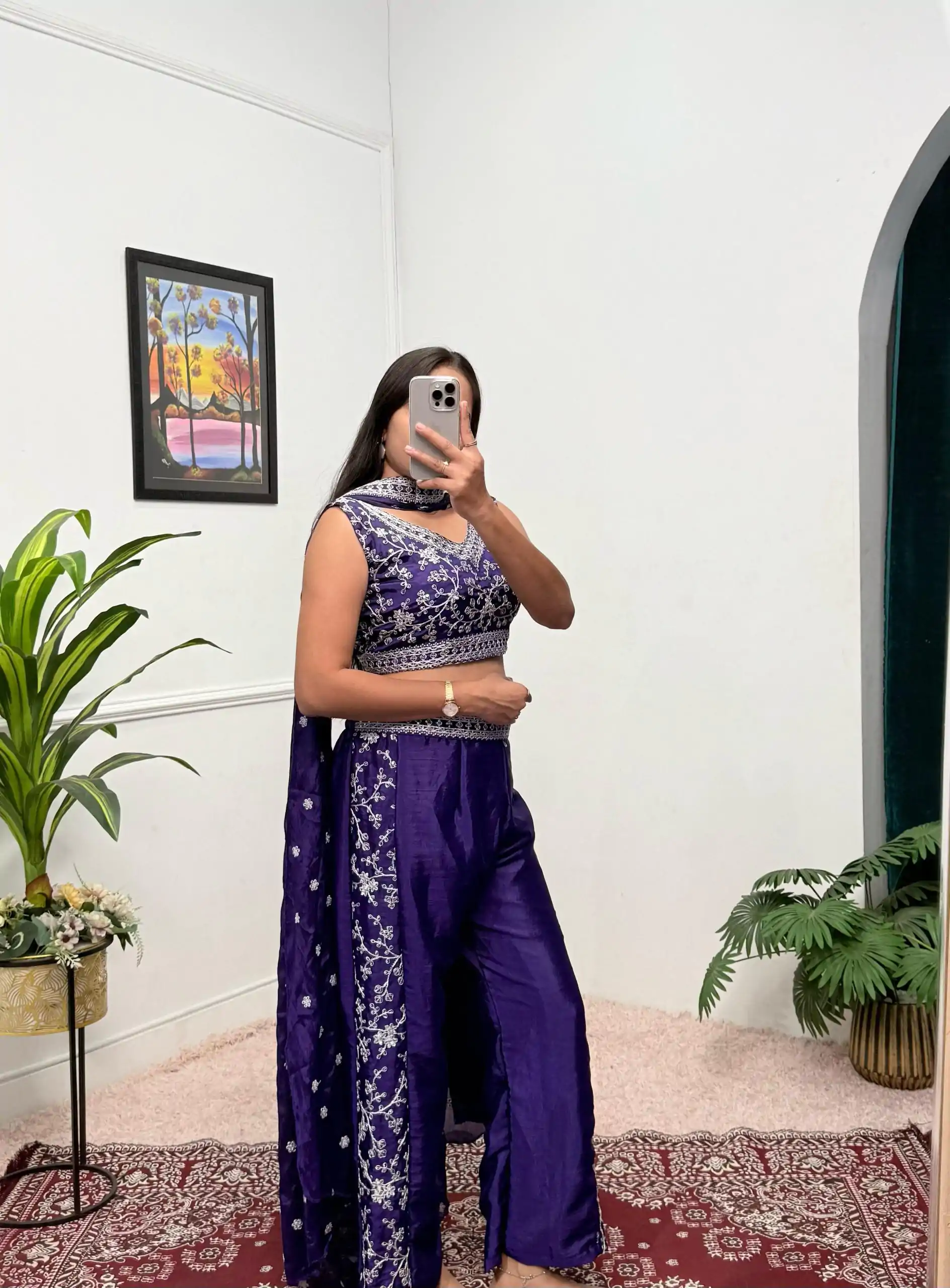 ST 1089 Purple Color Chinon Embroidery Work Salwar Suit Casual, Wedding, Festive, Events . Expected Delivery  4-6 Working Days @1999/- only      | Jump Suits, Salwar suit, Designer Suits, Casual Suits, Creative suits, Palazzo Suits, Party Wear Suits, Patiala Suits, Straight Suits
