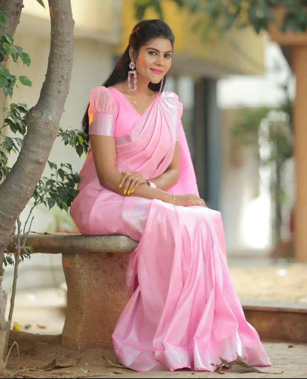 KP 3075 Baby Pink Soft Lichi Silk Whit Designer Jacquard Work in Saree it Grab for ₹1399. Delivery 4-6 Working Days. Shop now. | Sarees, Bollywood Sarees, Creative Sarees, Designer Sarees, Embroidered Sarees, Ethnic Saree, Modern Digital sarees, Party Wear Sarees