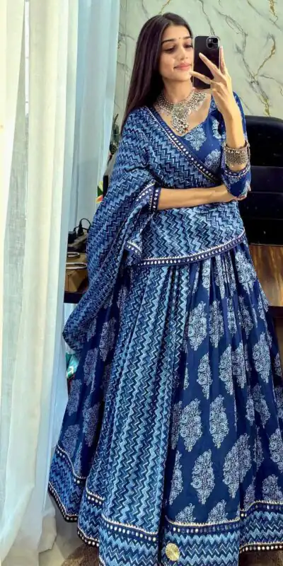 LG 646 Blue Color Printed Polly Reyon Lehenga Choli Wedding, Party, Festive, Events Etc. Delivery 4-6 Working Days Rs 1999 | Lehenga, Bollywood Lehenga, Creative Lehenga, Designer Lehenga, Embroidered Lehenga, Party Wear Lehenga