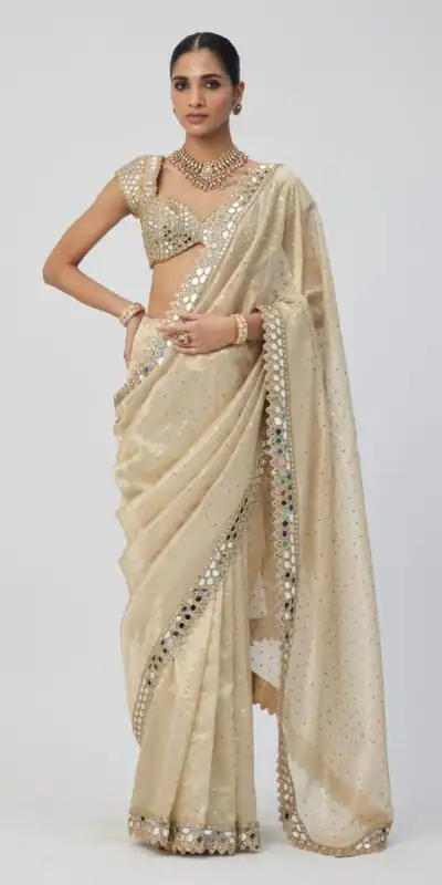 DF 3416 Grey Color Organza 5 Mm Sequins Work Saree Casual, Wedding, Festive, Events . Expected Delivery  4-6 Working Days @1949/- only                                                                                | Sarees, Bollywood Sarees, Creative Sarees, Designer Sarees, Embroidered Sarees, Ethnic Saree, Modern Digital sarees, Party Wear Sarees
