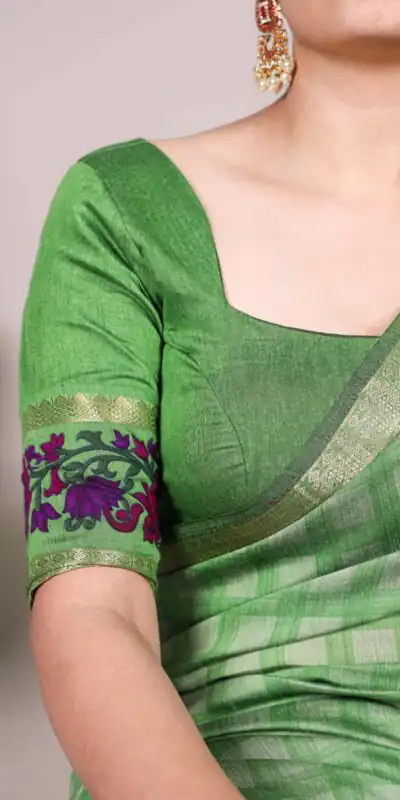 YNF 7035 Green Color Polyester Chanderi Printed Zari Weaving Work Saree Casual, Wedding, Festive, Events . Expected Delivery  4-6 Working Days @1549/- only                                                                                | Sarees, Bollywood Sarees, Creative Sarees, Designer Sarees, Embroidered Sarees, Ethnic Saree, Modern Digital sarees, Party Wear Sarees