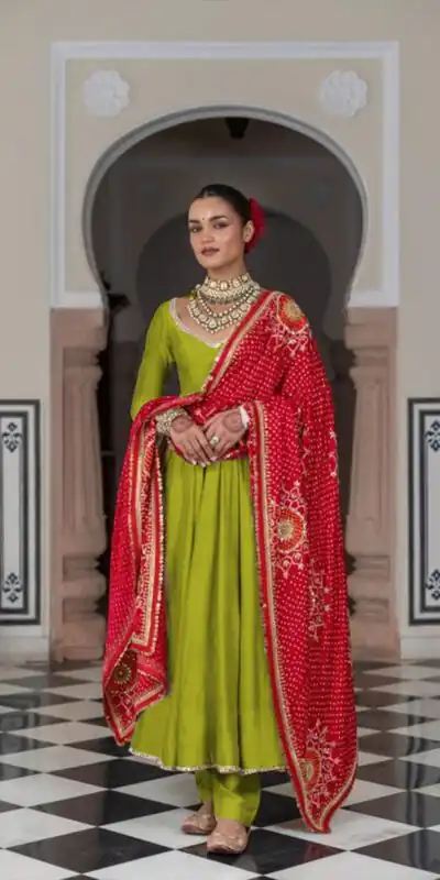 LG 1970 Green Color Chinon Lace On Border Latkan Dori Salwar Suit Casual, Wedding, Festive, Events . Expected Delivery  4-6 Working Days @1999/- only      | Jump Suits, Salwar suit, Designer Suits, Casual Suits, Creative suits, Palazzo Suits, Party Wear Suits, Patiala Suits, Straight Suits