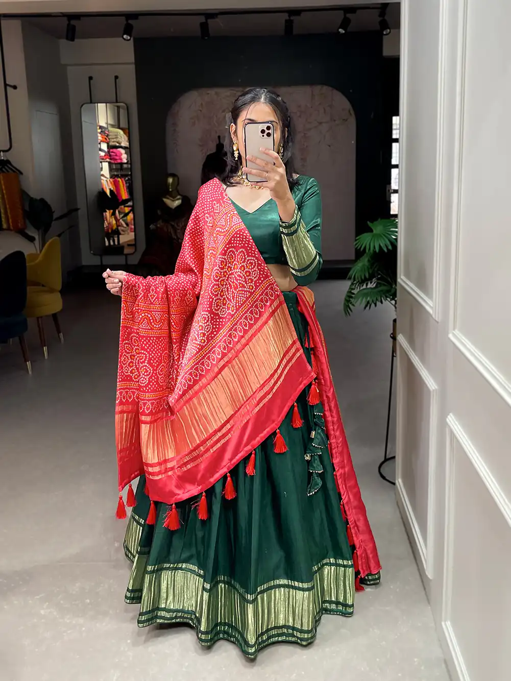 LNB 1653 Green Color Gaji Silk Dyeing With Lagdi patta Lehenga Choli Wedding, Party, Festive, Events Etc. Delivery 4-6 Working Days Rs 3499 | Lehenga, Bollywood Lehenga, Creative Lehenga, Designer Lehenga, Embroidered Lehenga, Party Wear Lehenga