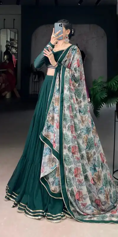 LNB 1710 Green Color Marble Lace Touch Up Canvas Lehenga Choli Wedding, Party, Festive, Events Etc. Delivery 4-6 Working Days Rs 3099 | Lehenga, Bollywood Lehenga, Creative Lehenga, Designer Lehenga, Embroidered Lehenga, Party Wear Lehenga