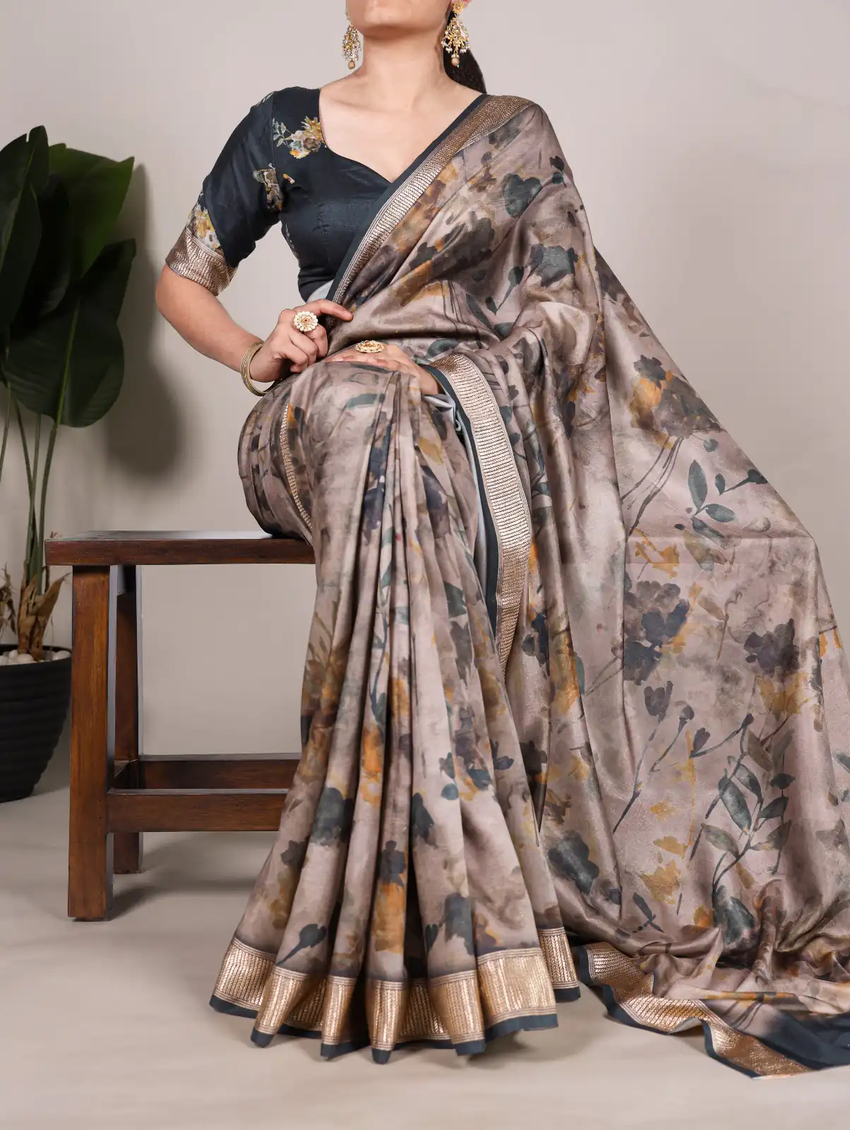 YNF 7015 Green Color Tussar Silk With Viscose Border Printed Saree Casual, Wedding, Festive, Events . Expected Delivery  4-6 Working Days @1699/- only                                                                                | Sarees, Bollywood Sarees, Creative Sarees, Designer Sarees, Embroidered Sarees, Ethnic Saree, Modern Digital sarees, Party Wear Sarees