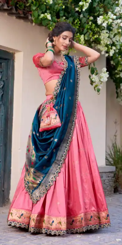 LNB 2014 Light Pink Color Jacquard Zari Work Sequins Thread Embroidery Lehenga Choli Wedding, Party, Festive, Events Etc. Delivery 4-6 Working Days Rs 3749 | Lehenga, Bollywood Lehenga, Creative Lehenga, Designer Lehenga, Embroidered Lehenga, Party Wear Lehenga