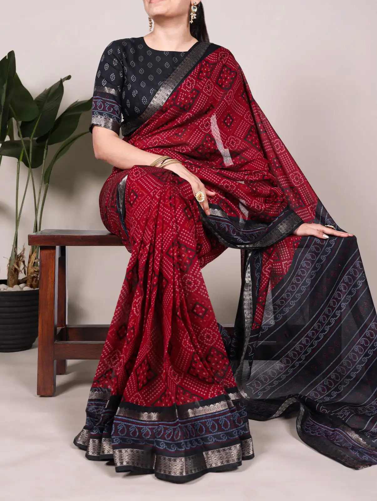YNF 7046 Maroon Color Polyester Chanderi Print Zari Weaving Work Saree Casual, Wedding, Festive, Events . Expected Delivery  4-6 Working Days @1549/- only                                                                                | Sarees, Bollywood Sarees, Creative Sarees, Designer Sarees, Embroidered Sarees, Ethnic Saree, Modern Digital sarees, Party Wear Sarees