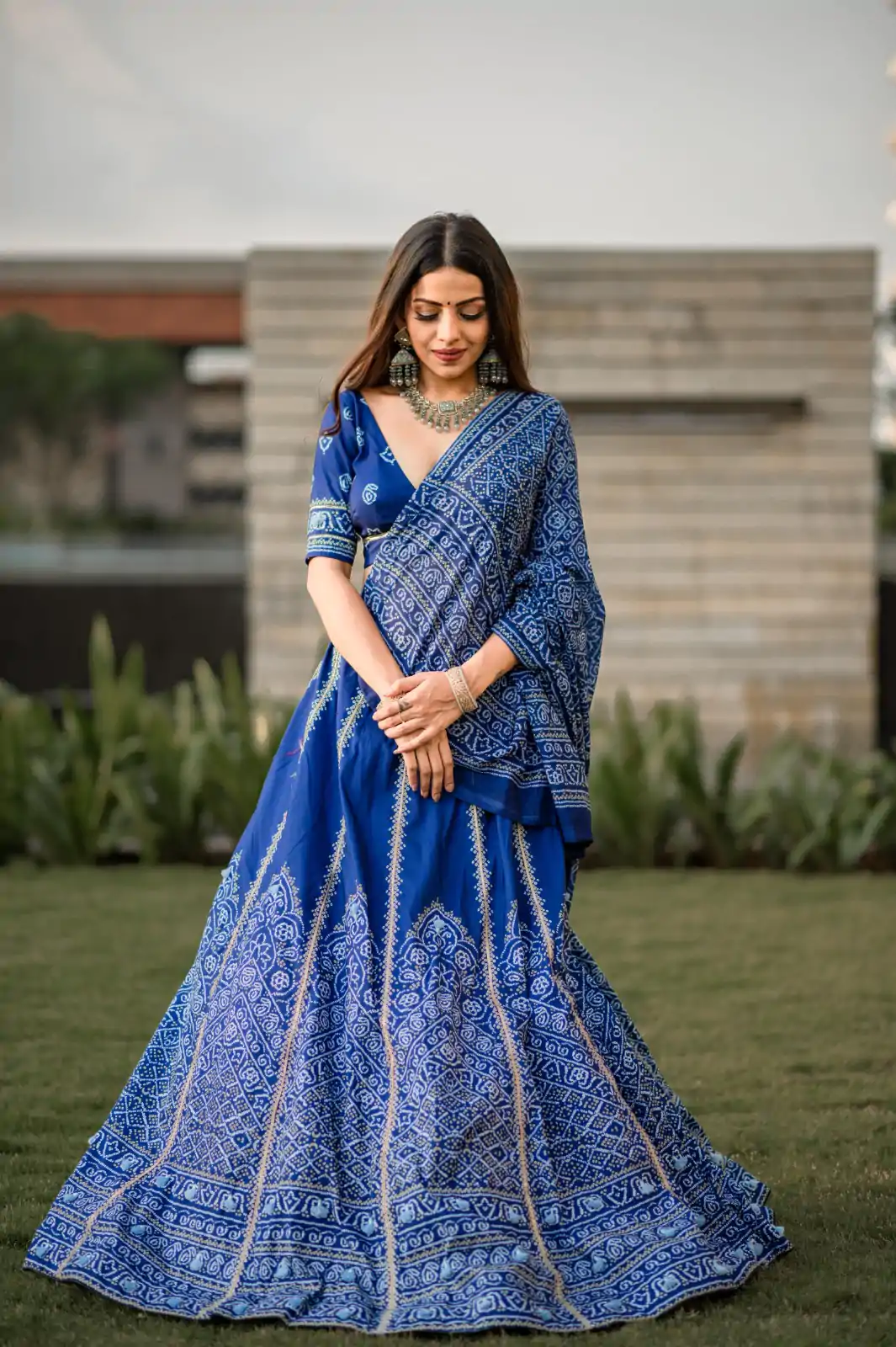 LNB 1251 Navy Blue Color Vaishali silk Printed With Gota Patti Work Lehenga Choli Wedding, Party, Festive, Events Etc. Delivery 4-6 Working Days Rs 3399 | Lehenga, Bollywood Lehenga, Creative Lehenga, Designer Lehenga, Embroidered Lehenga, Party Wear Lehenga