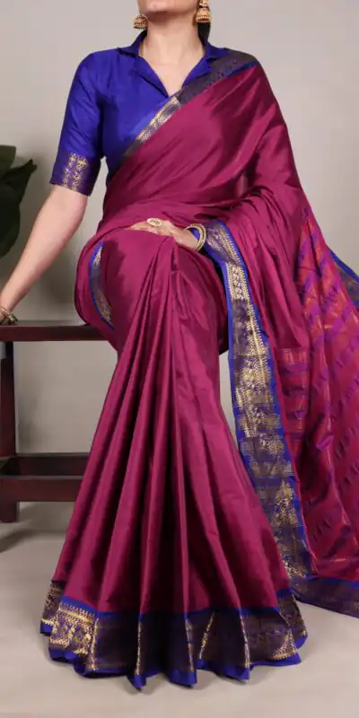 YNF 7100 Pink Color Aura Silk Zari Weaving Work Saree Casual, Wedding, Festive, Events . Expected Delivery  4-6 Working Days @1399/- only                                                 | Sarees, Bollywood Sarees, Creative Sarees, Designer Sarees, Embroidered Sarees, Ethnic Saree, Modern Digital sarees, Party Wear Sarees