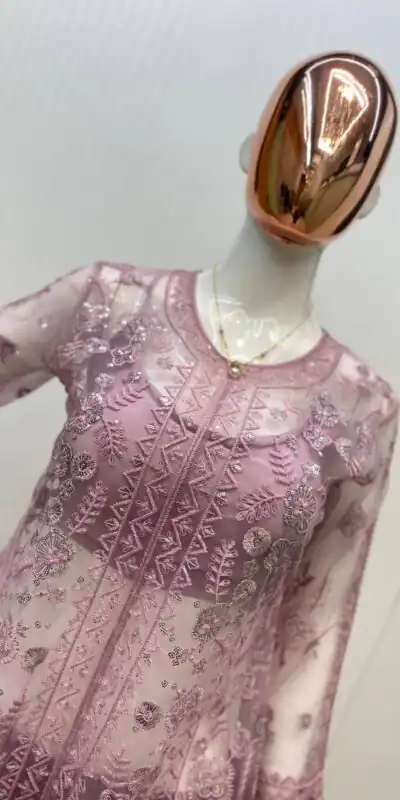 LG 1943 Pink Color Butterfly Net Sequence Embroidery Work Salwar Suit Casual, Wedding, Festive, Events . Expected Delivery  4-6 Working Days @1999/- only      | Jump Suits, Salwar suit, Designer Suits, Casual Suits, Creative suits, Palazzo Suits, Party Wear Suits, Patiala Suits, Straight Suits