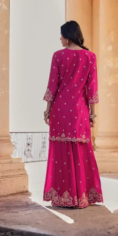 LG 1988 Pink Color Chinon Sequence Embroidery Work Salwar Suit Casual, Wedding, Festive, Events . Expected Delivery  4-6 Working Days @2149/- only      | Jump Suits, Salwar suit, Designer Suits, Casual Suits, Creative suits, Palazzo Suits, Party Wear Suits, Patiala Suits, Straight Suits