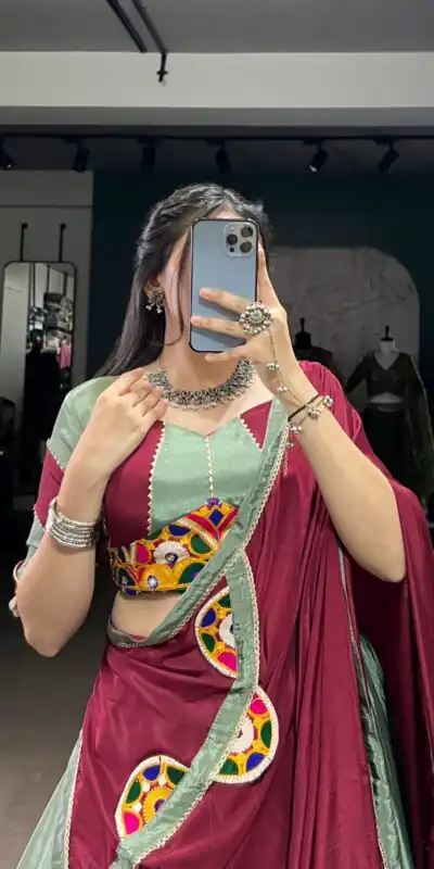 LNB 1656 Pista Color Silk Crepe Sequins Thread Embroidery Gotta Lehenga Choli Festive Party Wedding, Events etc. Delivery 4-6 Working Days @3399/- | Lehenga, Bollywood Lehenga, Creative Lehenga, Designer Lehenga, Embroidered Lehenga, Party Wear Lehenga