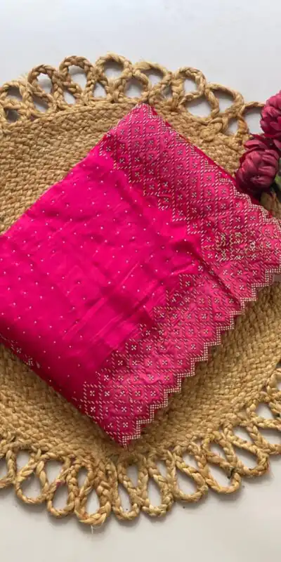 DF 3467 Rani Color Jimmy Choo Full Zarkhan Diamond Work Saree Casual, Wedding, Festive, Events . Expected Delivery  4-6 Working Days @2099/- only                                                                                | Sarees, Bollywood Sarees, Creative Sarees, Designer Sarees, Embroidered Sarees, Ethnic Saree, Modern Digital sarees, Party Wear Sarees